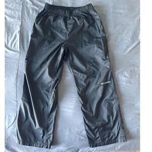 Columbia Omni-Tech Rain Pants Mens Black Waterproof Hiking Shell 30L